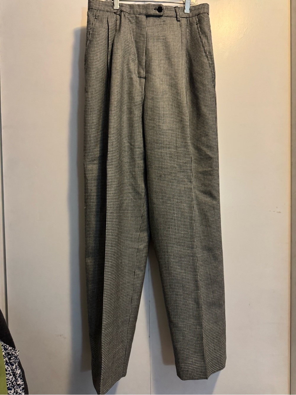 Classic Black & White Houndstooth women’s Dress Pants